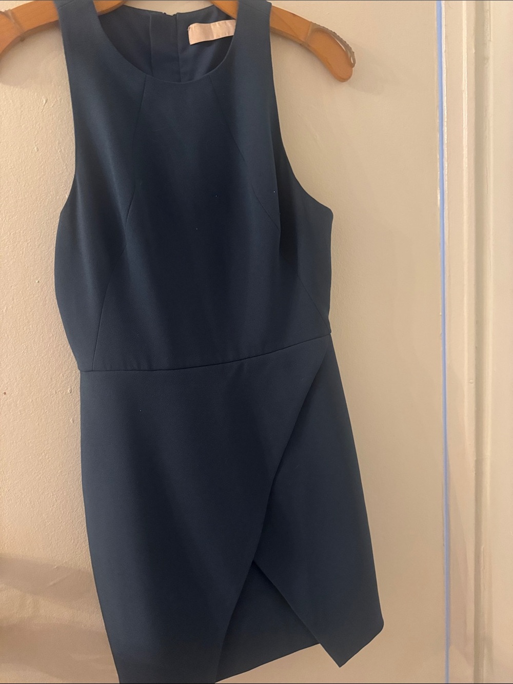 KEEPSAKE the Label Navy Sleeveless Wrap Skirt Dress